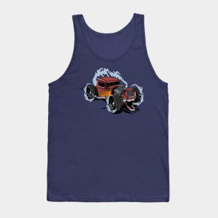 Hot road monster car Tank Top